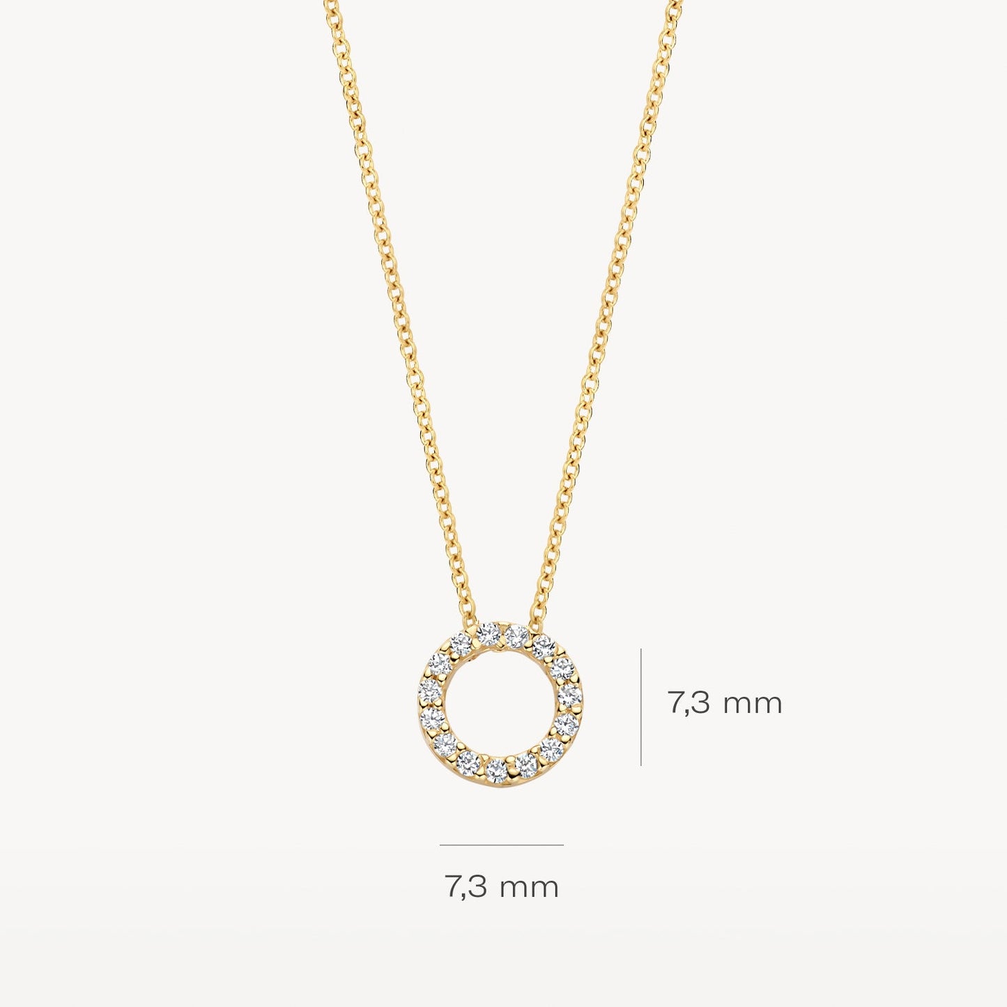Blush Ketting 14kt Goud 3065YZI