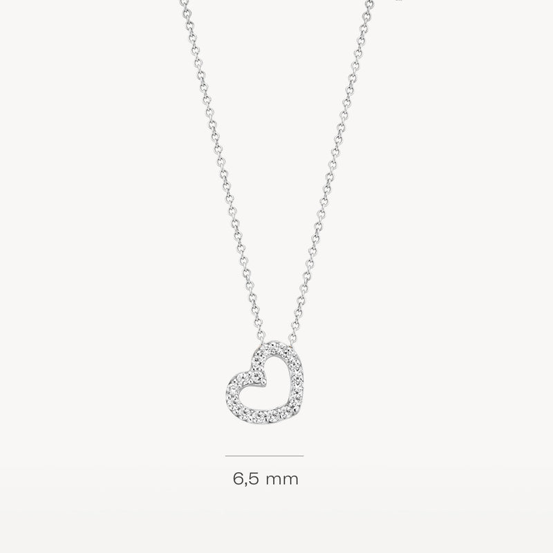 Blush Ketting 14kt Witgoud 3072WZI