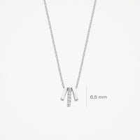 Blush Ketting 14kt Witgoud 3122WZI