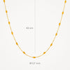 Blush Ketting 14kt Goud 3162YRC