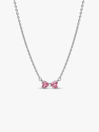 Pandora Ketting met Roze Zirkonia Strik 394235C01-45