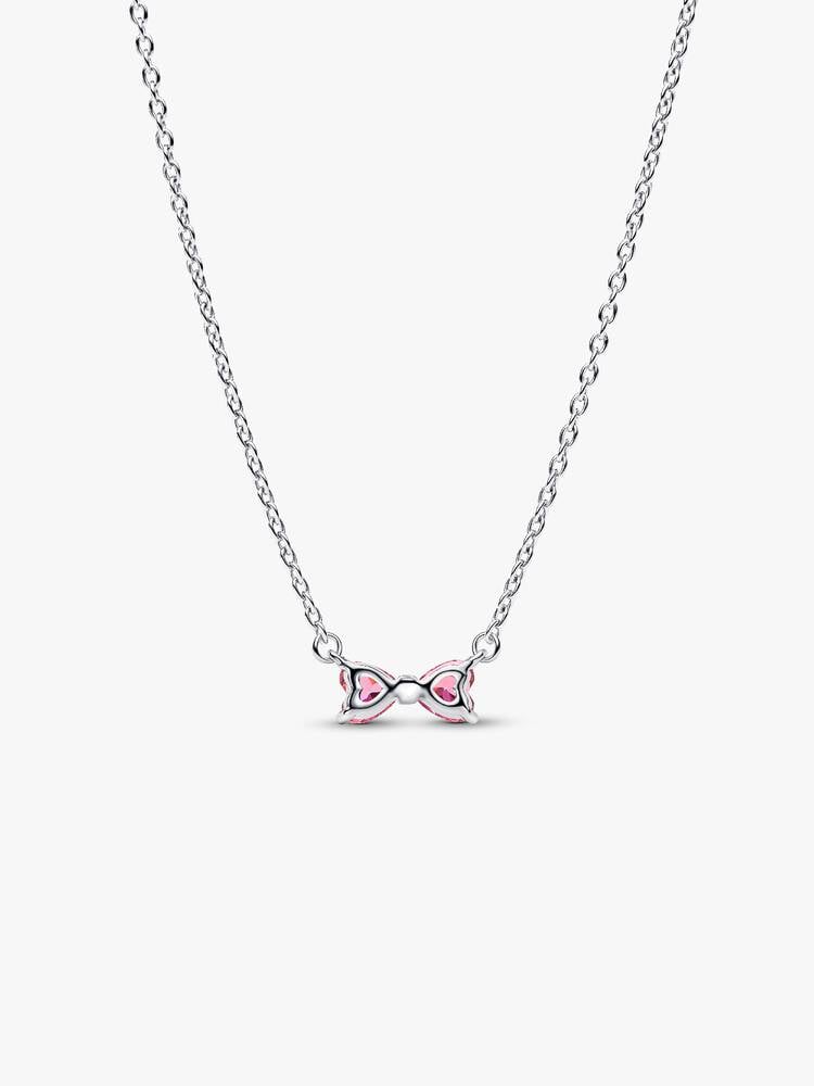 Pandora Ketting met Roze Zirkonia Strik 394235C01-45