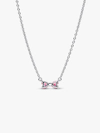 Pandora Ketting met Roze Zirkonia Strik 394235C01-45