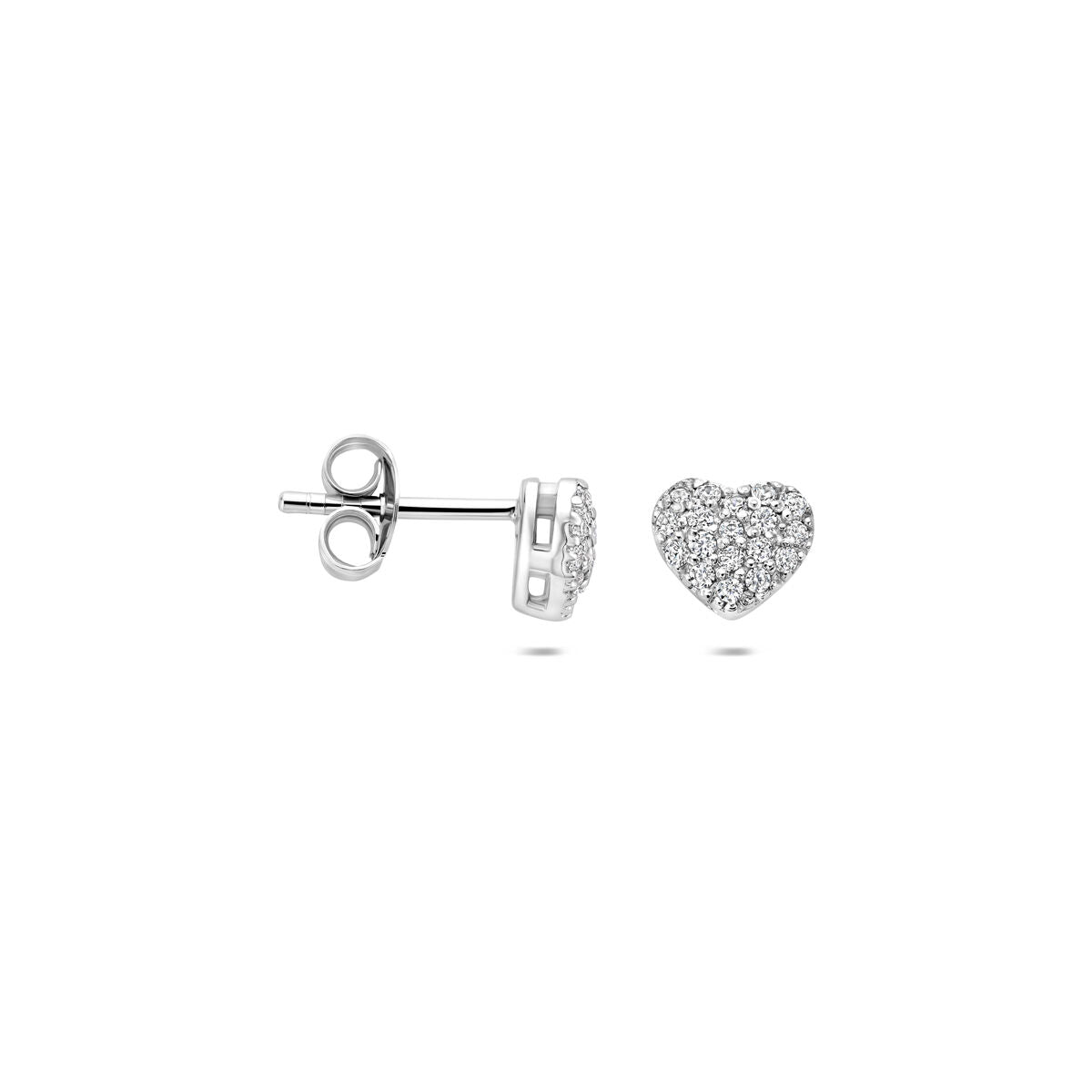 Zilveren Oorknoppen Hart Zirkonia 5,9mm 1324564