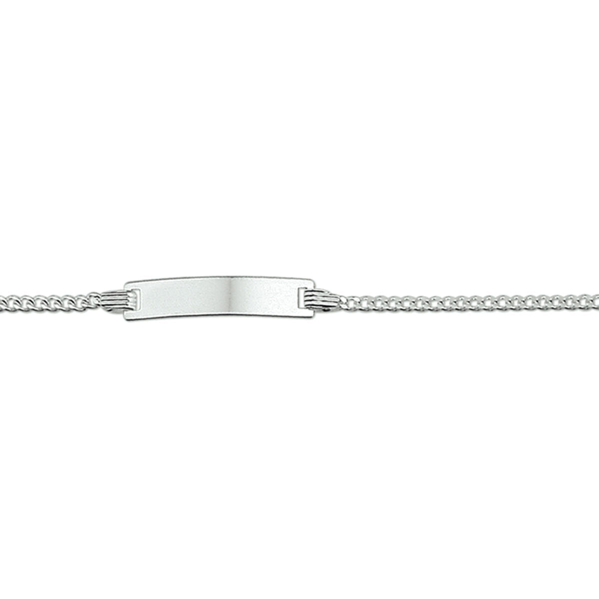 Zilveren Graveerarmband Gourmet Plaat 4,2 mm 9 - 11 cm 1327732