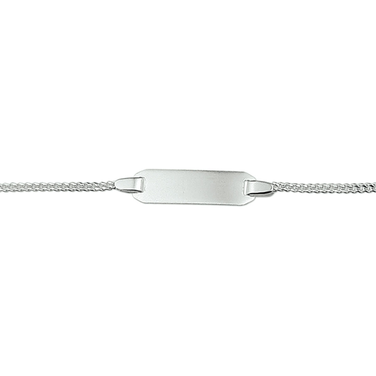 Zilveren Graveerarmband Gourmette Plaat 5,0 mm 1327734