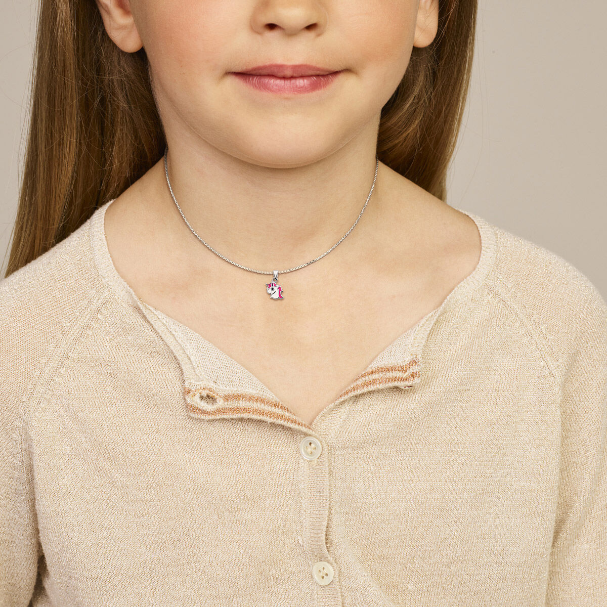 Zilveren Collier Eenhoorn 1,1 mm 36 + 4 cm 1329132