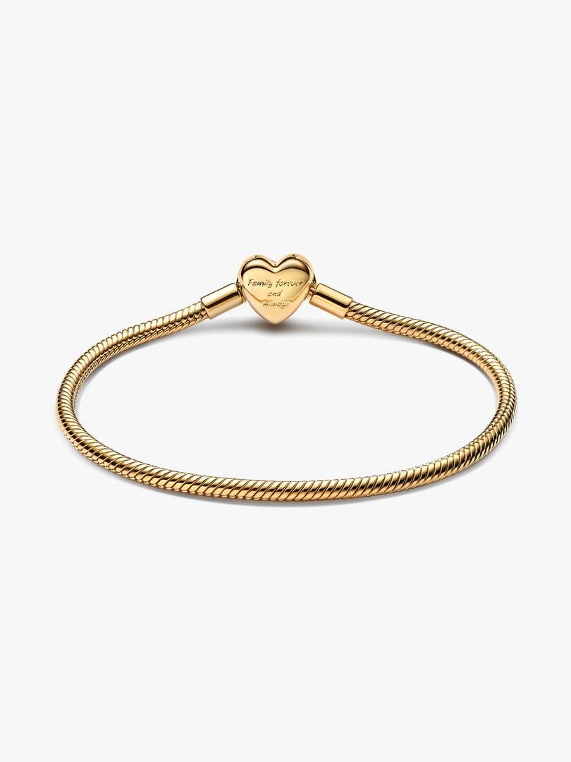 Pandora Sparkling Infinity Heart Clasp-slangenschakelarmband 563758C01-19
