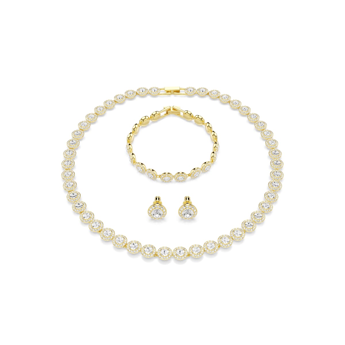 Swarovski Una Angelic Ketting, Armband en Oorknoppen Set 5750619