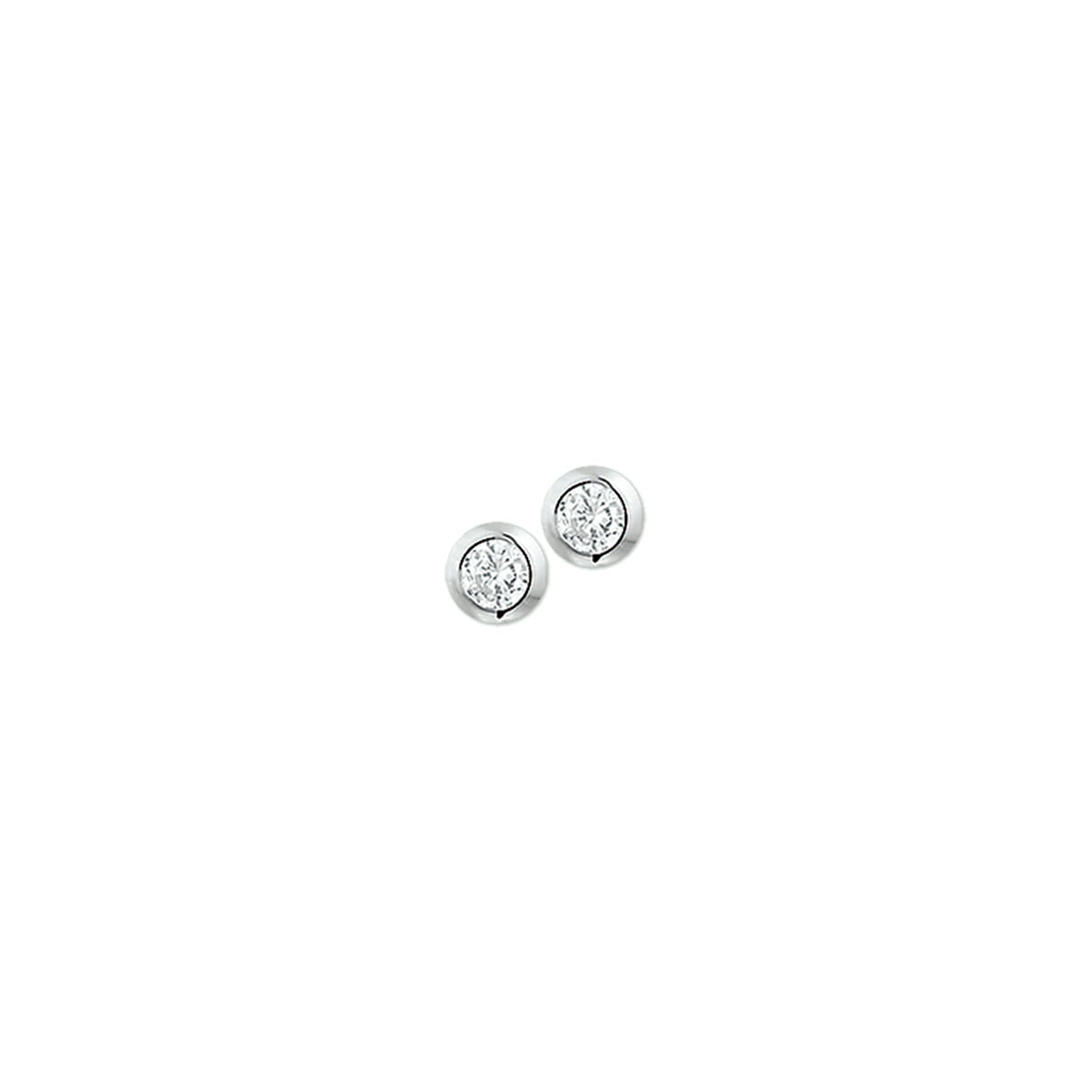 Zilveren Oorknoppen Zirkonia 3,5mm 1323104