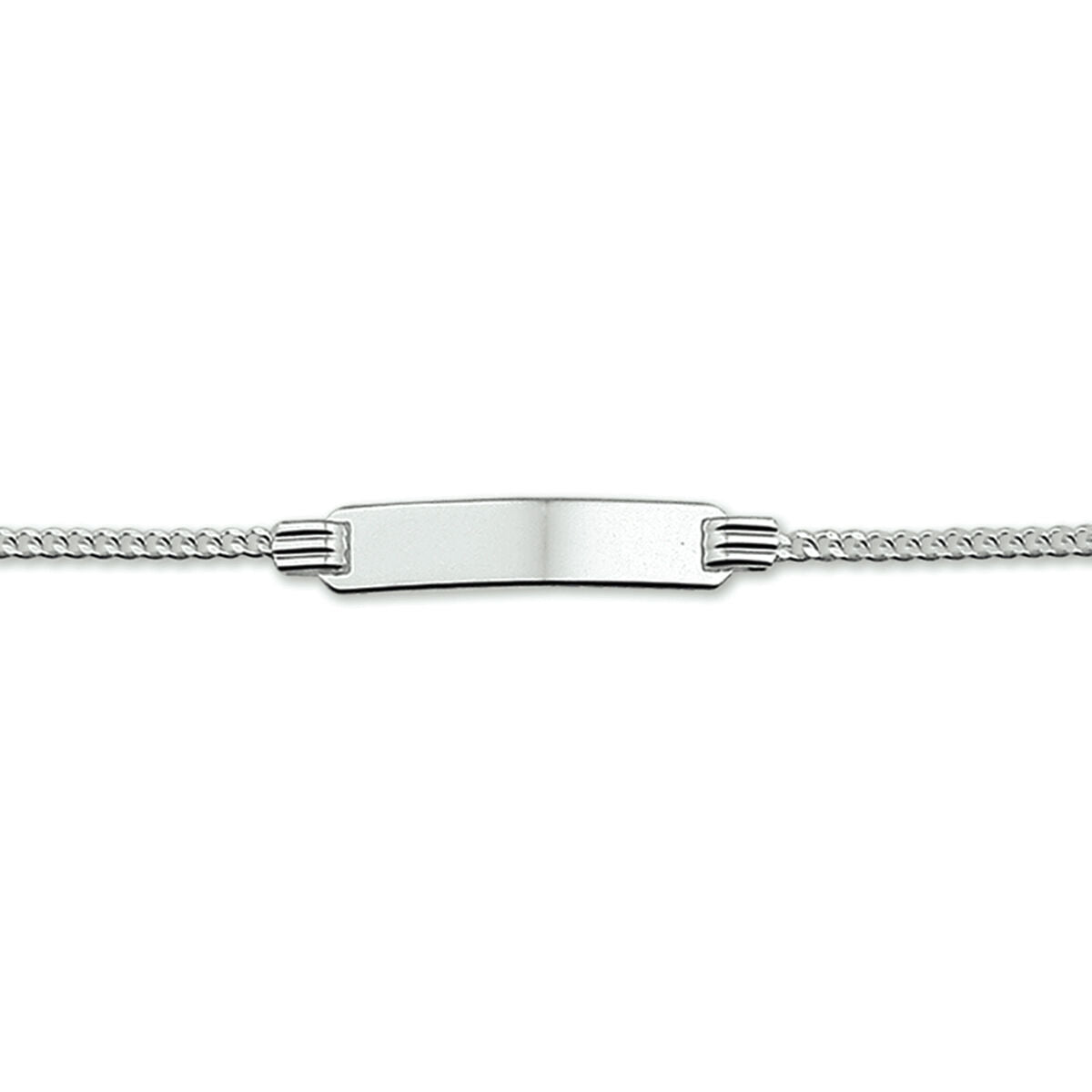 Zilveren Graveerarmband Gourmette Plaat 4,8 mm 1327366