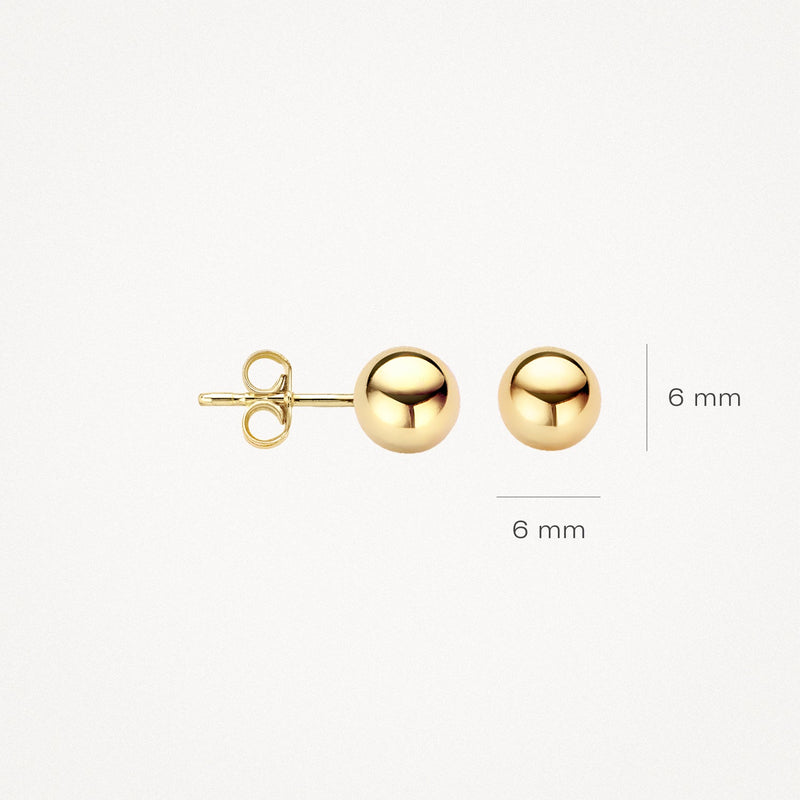 Blush Oorknoppen 14kt Goud 7123YGO