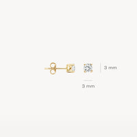 Blush Oorknoppen 14kt Goud 7128YZI