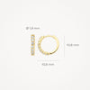 Blush Oorringen 14kt Goud 7134YZI