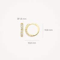 Blush Oorringen 14kt Goud 7134YZI