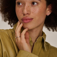 Blush Oorknoppen 14kt Witgoud 7212WZI