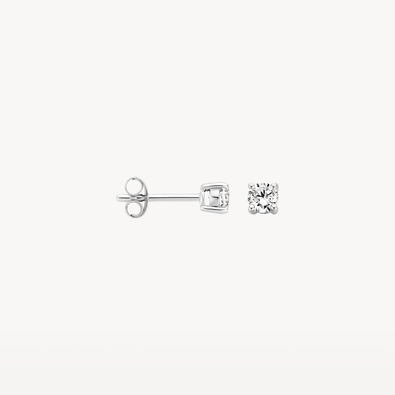Blush Oorknoppen 14kt Witgoud 7212WZI