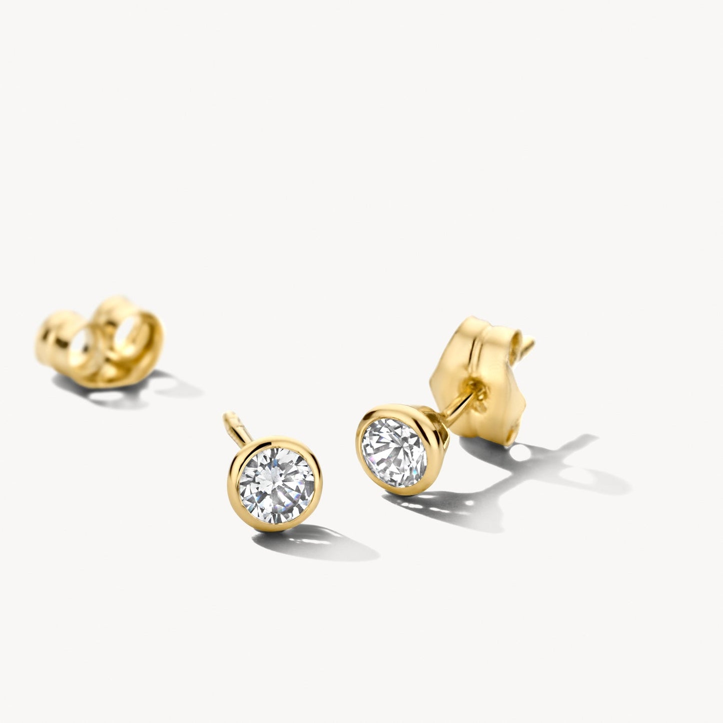 Blush Oorknoppen 14kt Goud 7214YZI