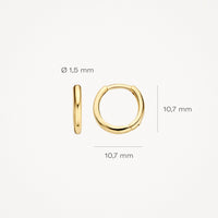 Blush Oorknoppen 14kt Goud 7232YGO