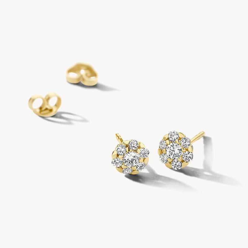Blush Oorknoppen 14kt Goud 7241YZI