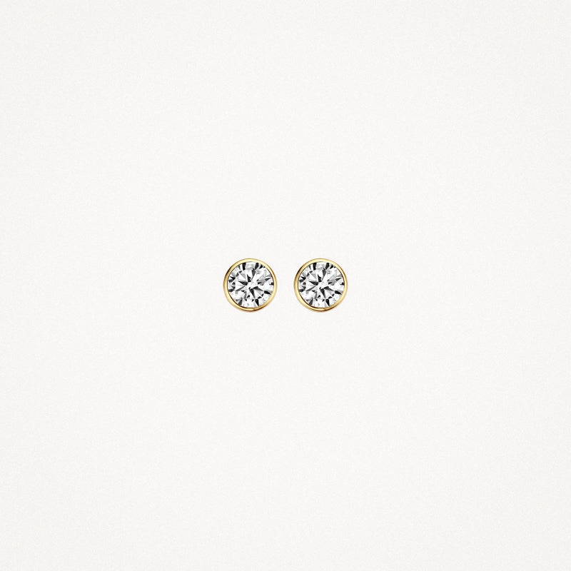 Blush Oorknoppen 14kt Goud 7257YZI