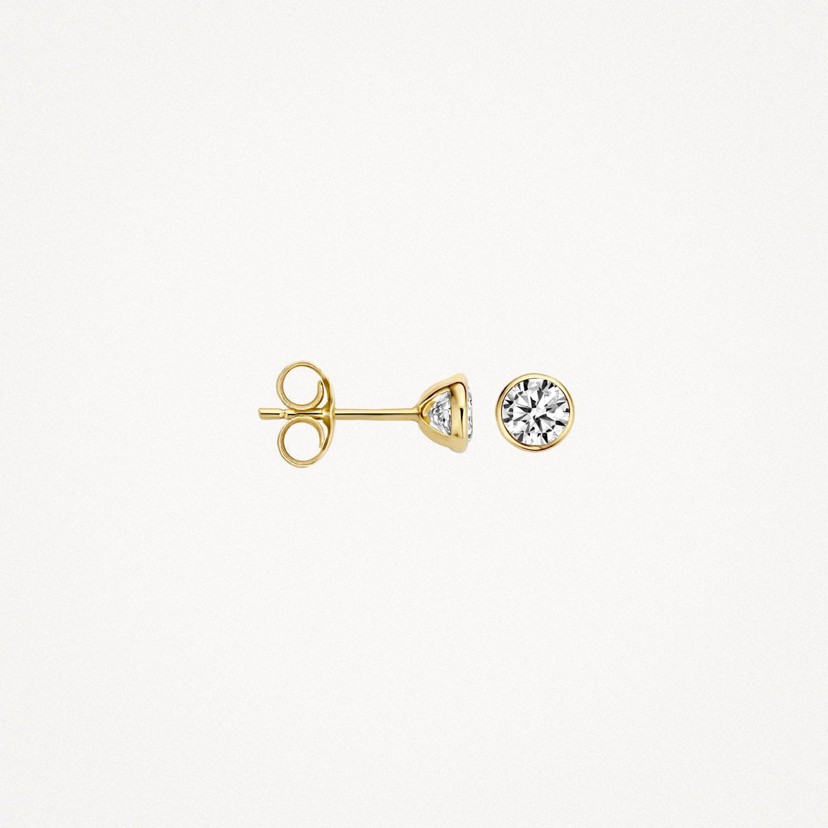 Blush Oorknoppen 14kt Goud 7257YZI