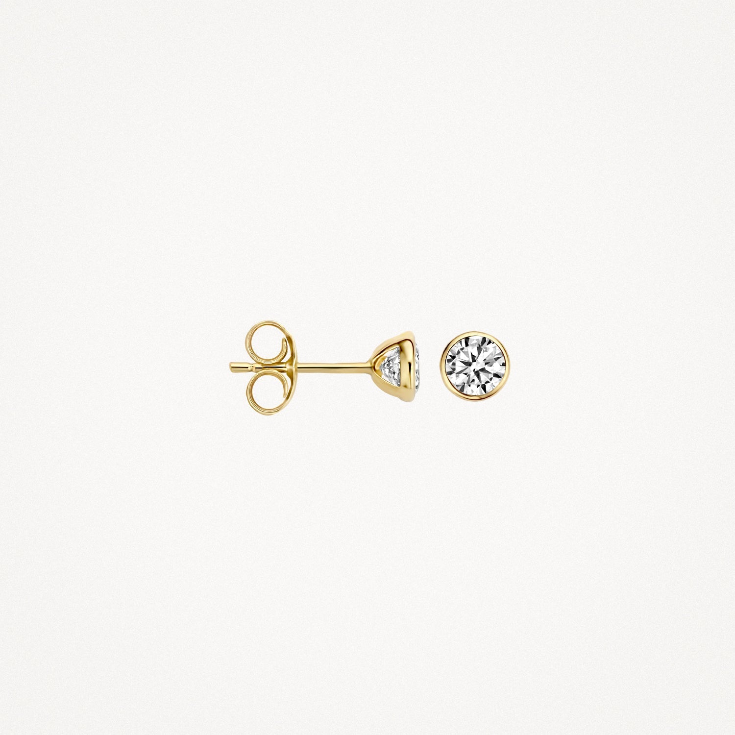 Blush Oorknoppen 14kt Goud 7257YZI