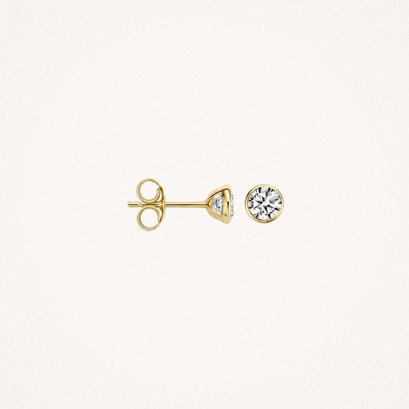 Blush Oorknoppen 14kt Goud 7257YZI