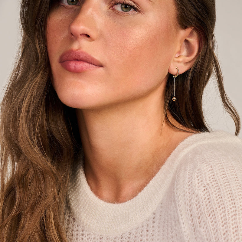 Blush Oorringen 14kt Goud 7263YGO