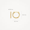 Blush Oorringen 14kt Goud 7263YGO