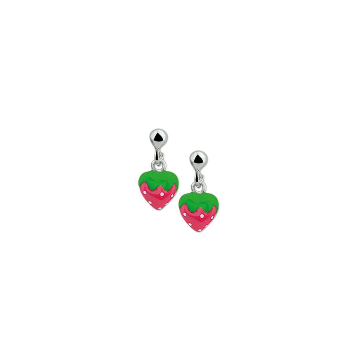 Zilveren Oorhangers Aardbei 1321820
