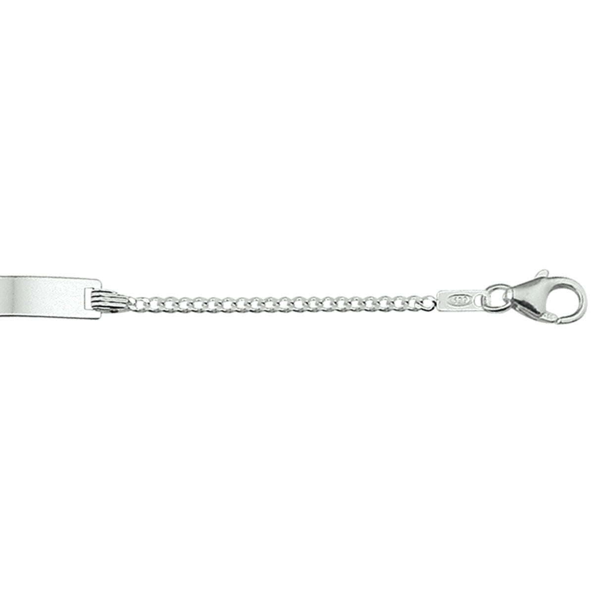 Zilveren Graveerarmband Gourmet Plaat 4,2 mm 9 - 11 cm 1327732