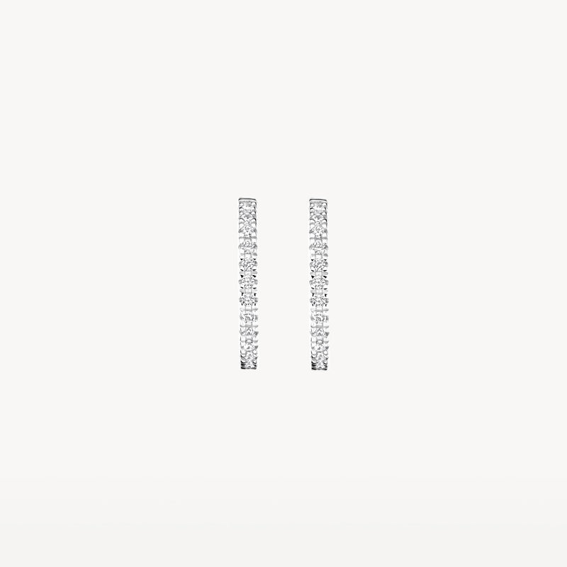 Blush Oorringen 14kt Witgoud 7309WZI