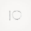 Blush Oorringen 14kt Witgoud 7309WZI