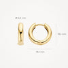 Blush Oorringen 14kt Goud 7316YGO