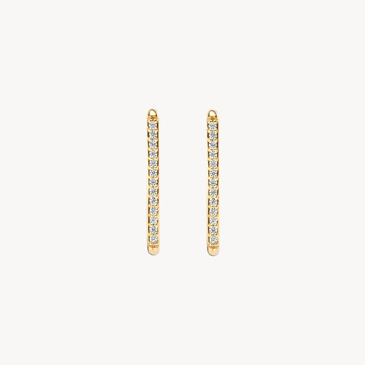 Blush Oorringen 14kt Goud 7343YZI