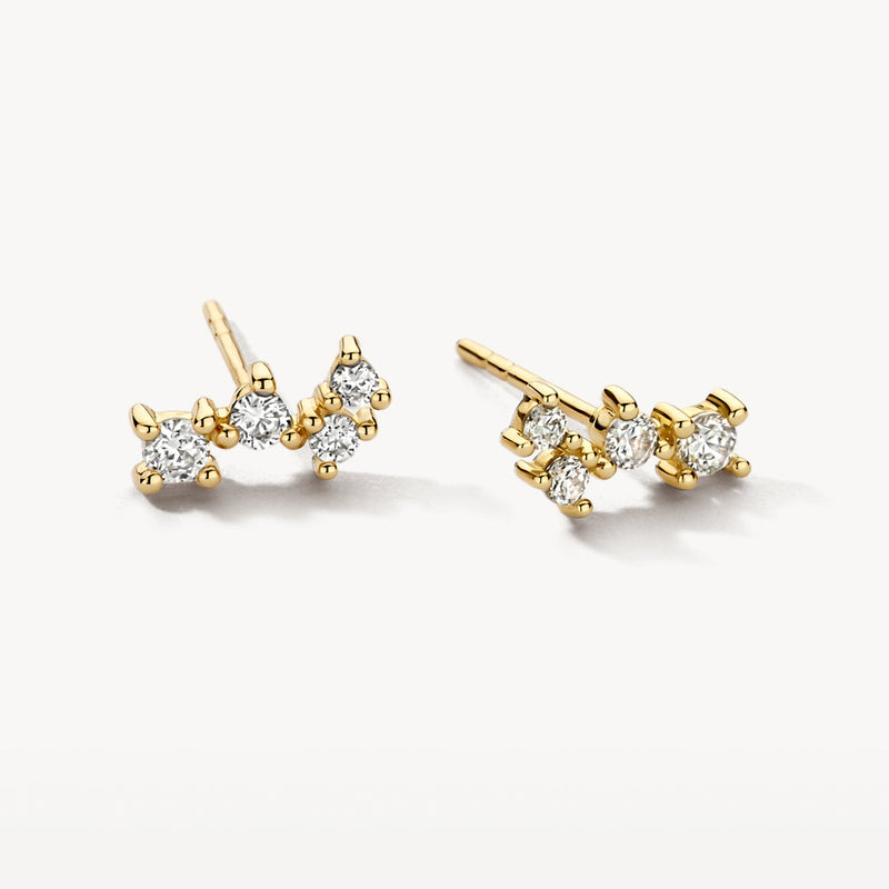 Blush Oorknoppen 14kt Goud 7373YZI
