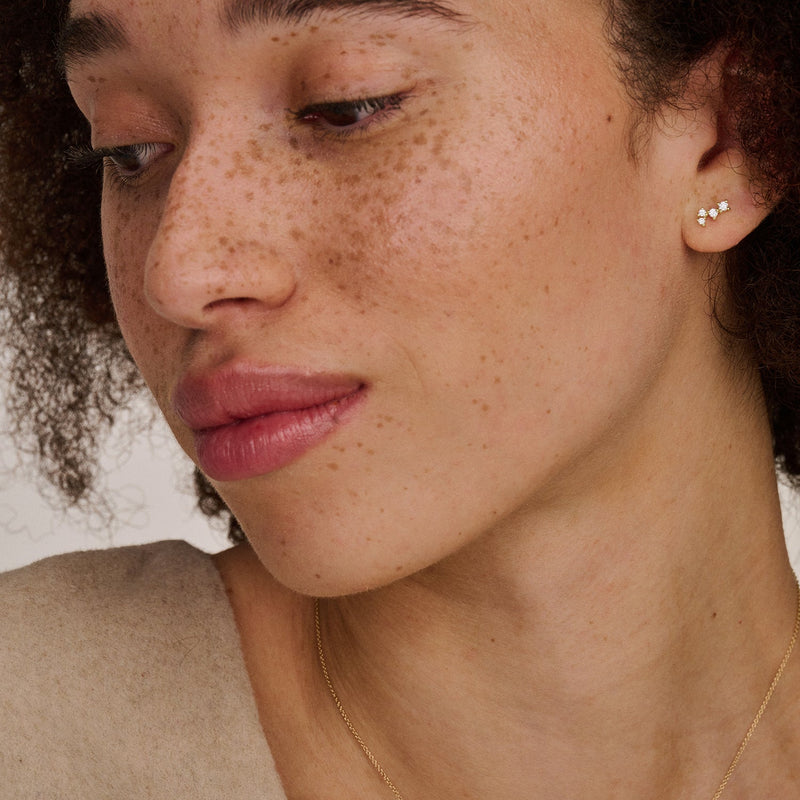 Blush Oorknoppen 14kt Goud 7373YZI