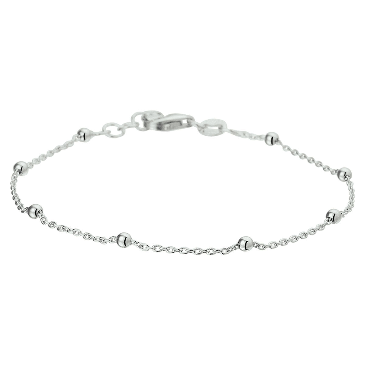 Zilveren Armband Bolletjes 1,2 mm 17 + 2 cm 1327357