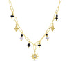 CO88 Collection Stalen Ketting Goud met Bedels 8CN-26460