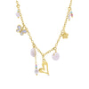 CO88 Collection Stalen Ketting Goud met Bedels 8CN-26461