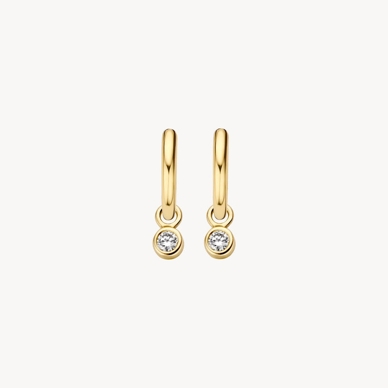 Blush Oorbedels 14kt Goud 9058YZI