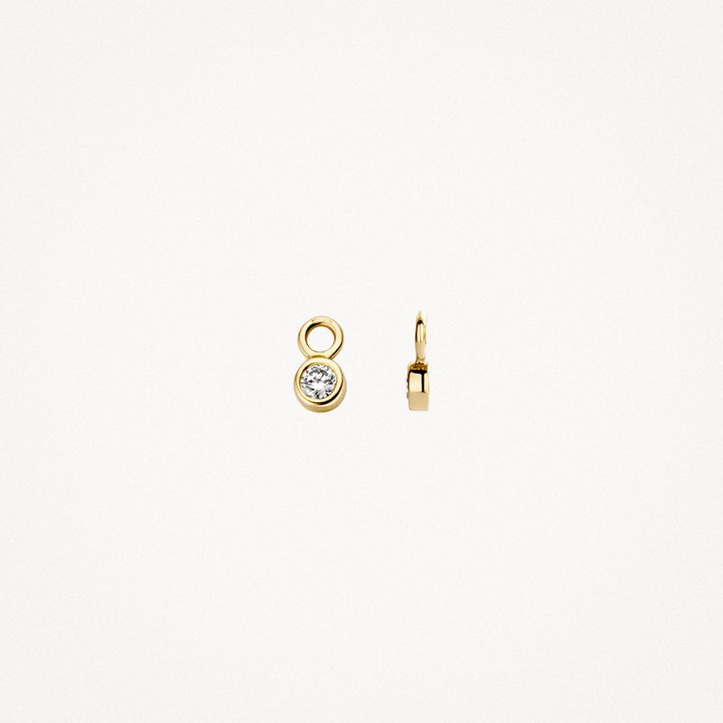 Blush Oorbedels 14kt Goud 9058YZI