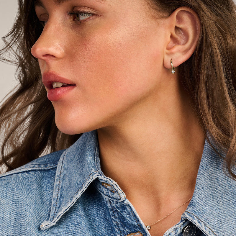 Blush Oorbedels 14kt Goud 9058YZI