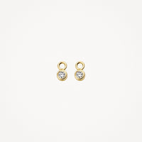 Blush Oorbedels 14kt Goud 9058YZI