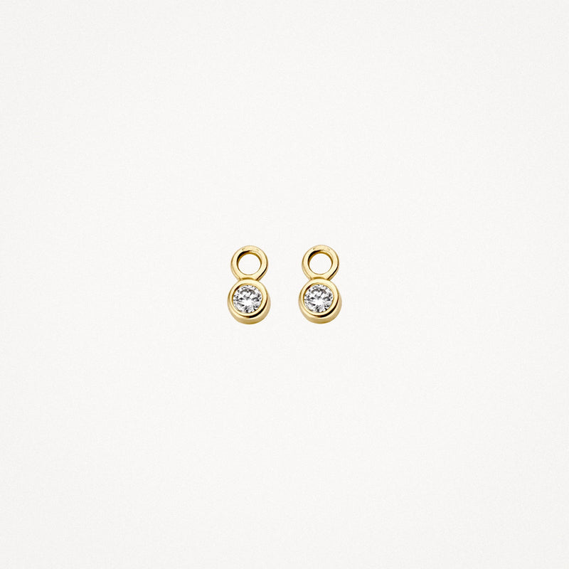 Blush Oorbedels 14kt Goud 9058YZI