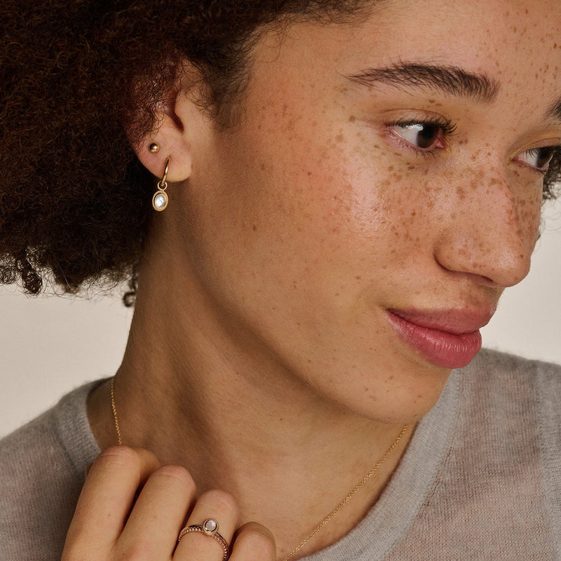 Blush Oorringen 14kt Goud 7233YGO