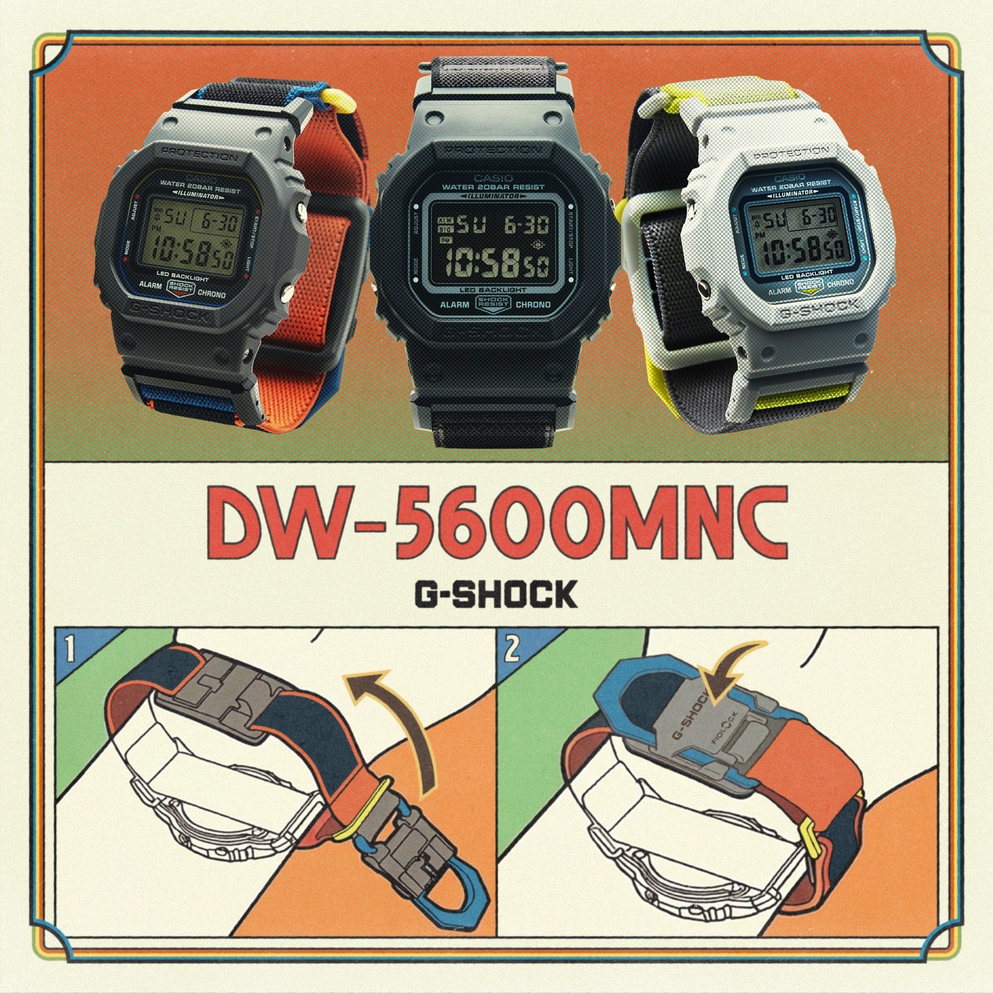 Casio G-Shock DW-5600MNC-7A8ER