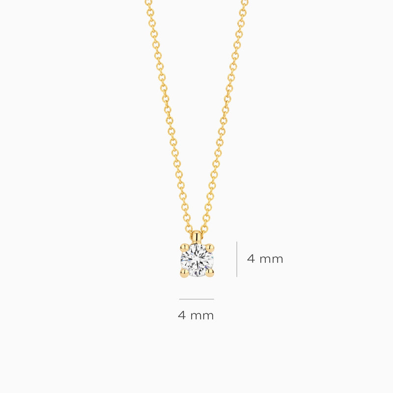 Blush Ketting 14kt Goud LG3001Y