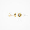 Blush Oorknoppen 14kt Goud LG7004Y